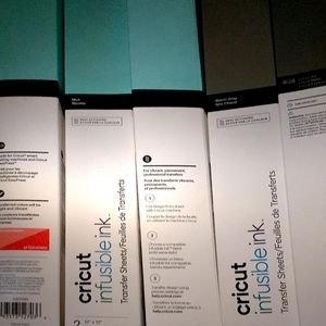 Cricut Infusible Ink Solid Transfer Sheets Bundle.5 Rolls, 2 sheets ea.
